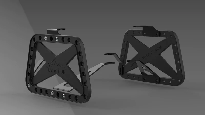 3-Point Pannier Mount / Saddle Stay for KTM 390 Adventure - AdvenTOUR Branded - Carbon Racing