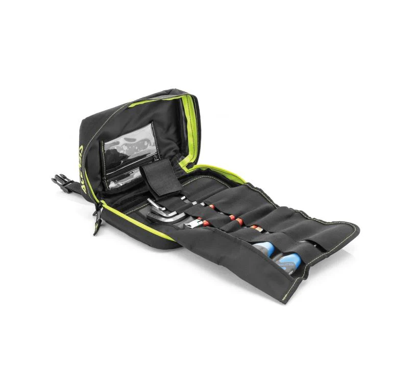 Acerbis Front Fender Tool Bag 2L - BLACK/YELLOW FLUO - 7131314041 - Image 2