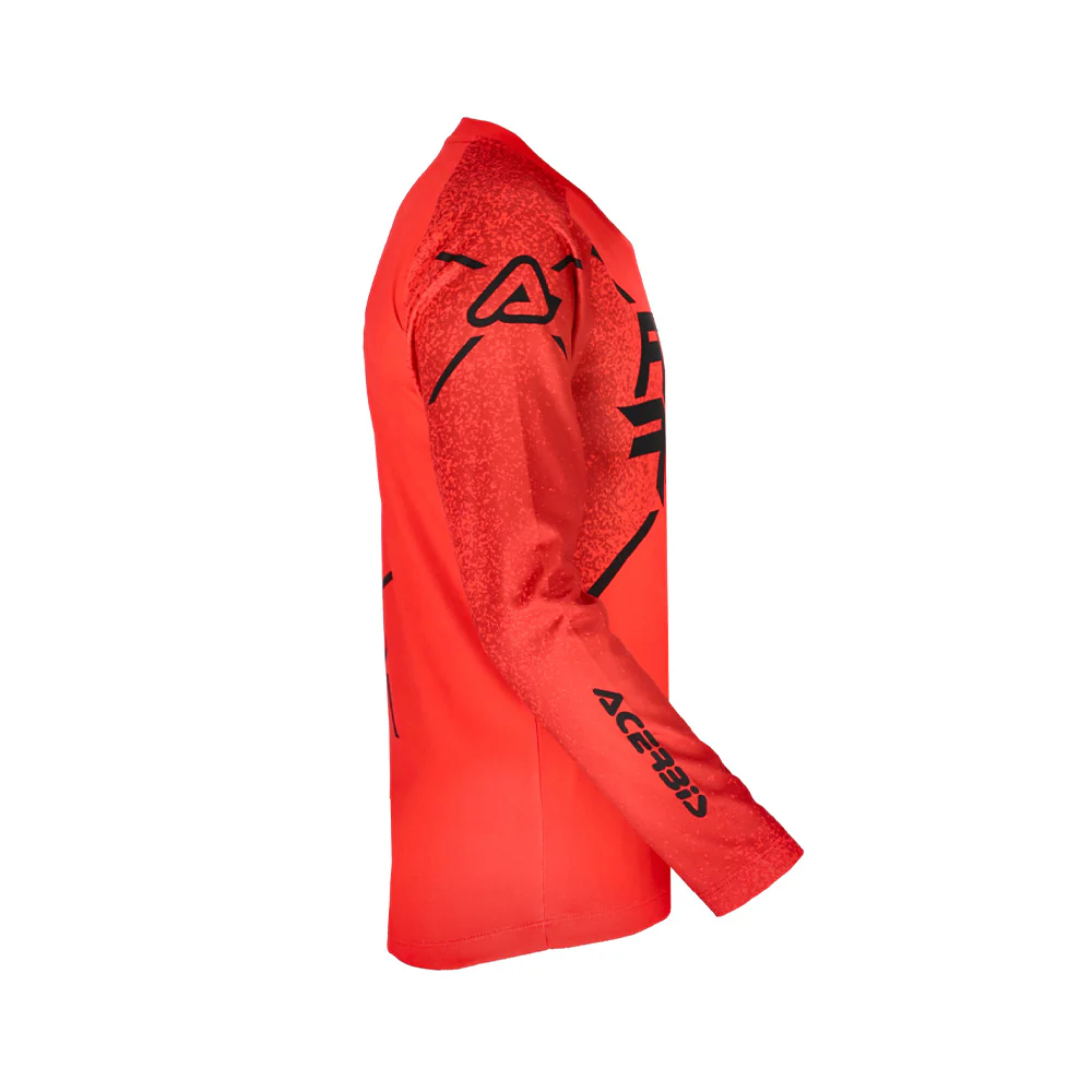 Acerbis Mx J-Kid Five T-Shirt Red/Black - Image 3