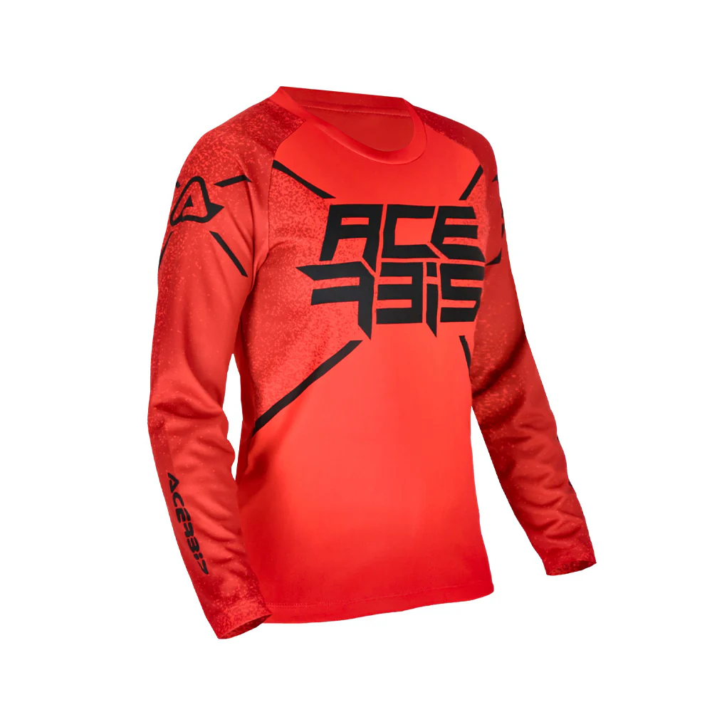 Acerbis Mx J-Kid Five T-Shirt Red/Black - Image 4