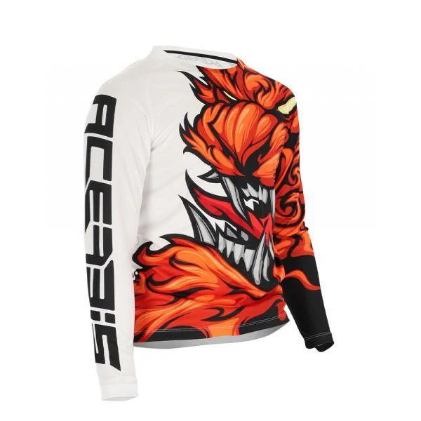 Acerbis MX J-Kid Two Jersey-Orange/White - Image 3