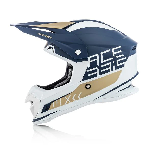 Acerbis Profile 4 Helmet - White/Blue - Image 3