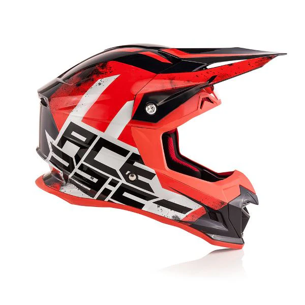 Acerbis Profile 4 Helmet - White/Red - Image 5