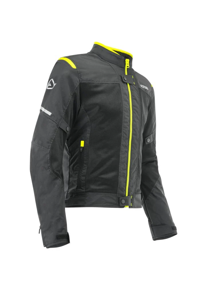 Acerbis Ramsey MY Vented Jacket - BLACK/YELLOW- 7131103075 - Image 3