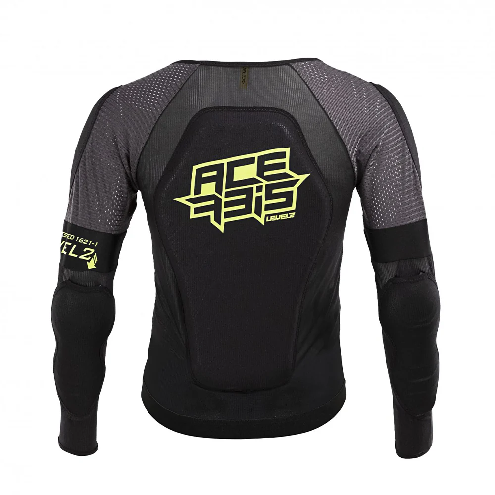Acerbis X-air Jackets Level 2 Black/Yellow Fluo - Image 2