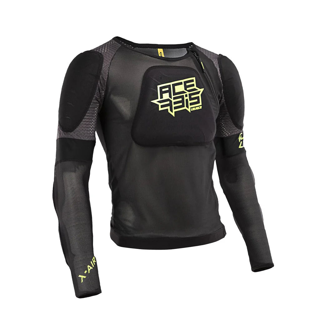 Acerbis X-air Jackets Level 2 Black/Yellow Fluo - Image 3