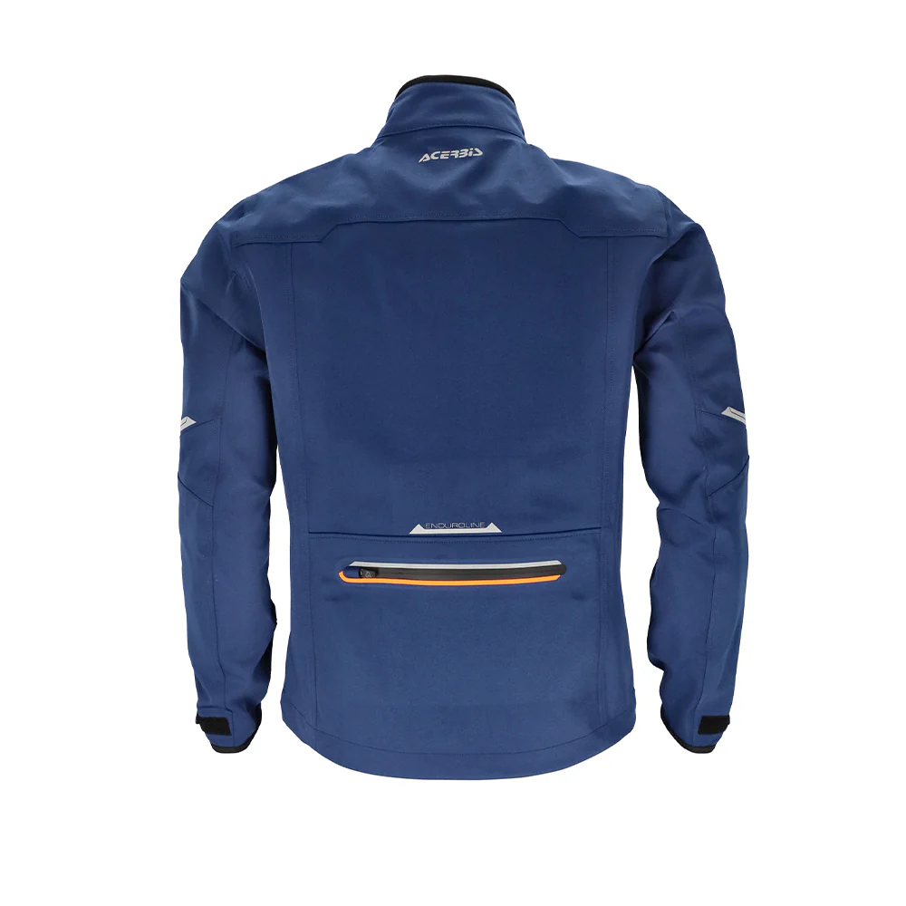 Acerbis X-duro Jacket Enduro WaterProof Blue/Orange - Image 2