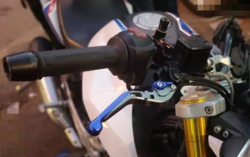 Adjustable Lever BMW 310GS 310R Red/Blue - Imported - Image 3