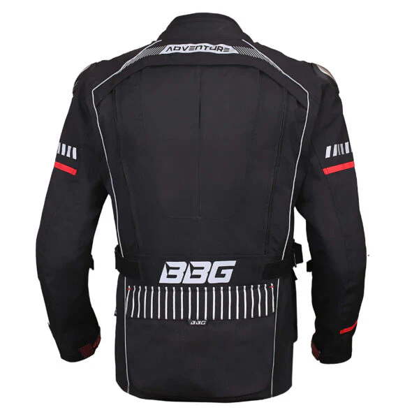 Adventure Riding Jacket – BLACK - Biking Brotherhood - Image 3