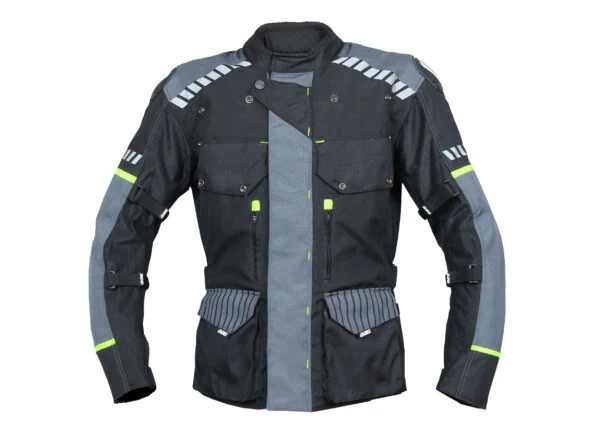 Adventure Riding Jacket – GREY - Biking Brotherhood