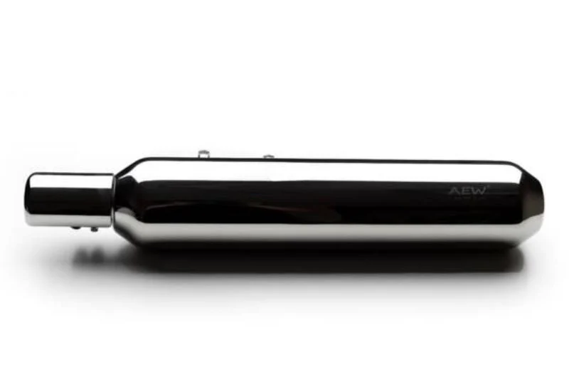 AEW Performance Exhaust for Super Meteor 650 - TE 202 SS 304 - Stainless Steel Mirror Polish - Image 2