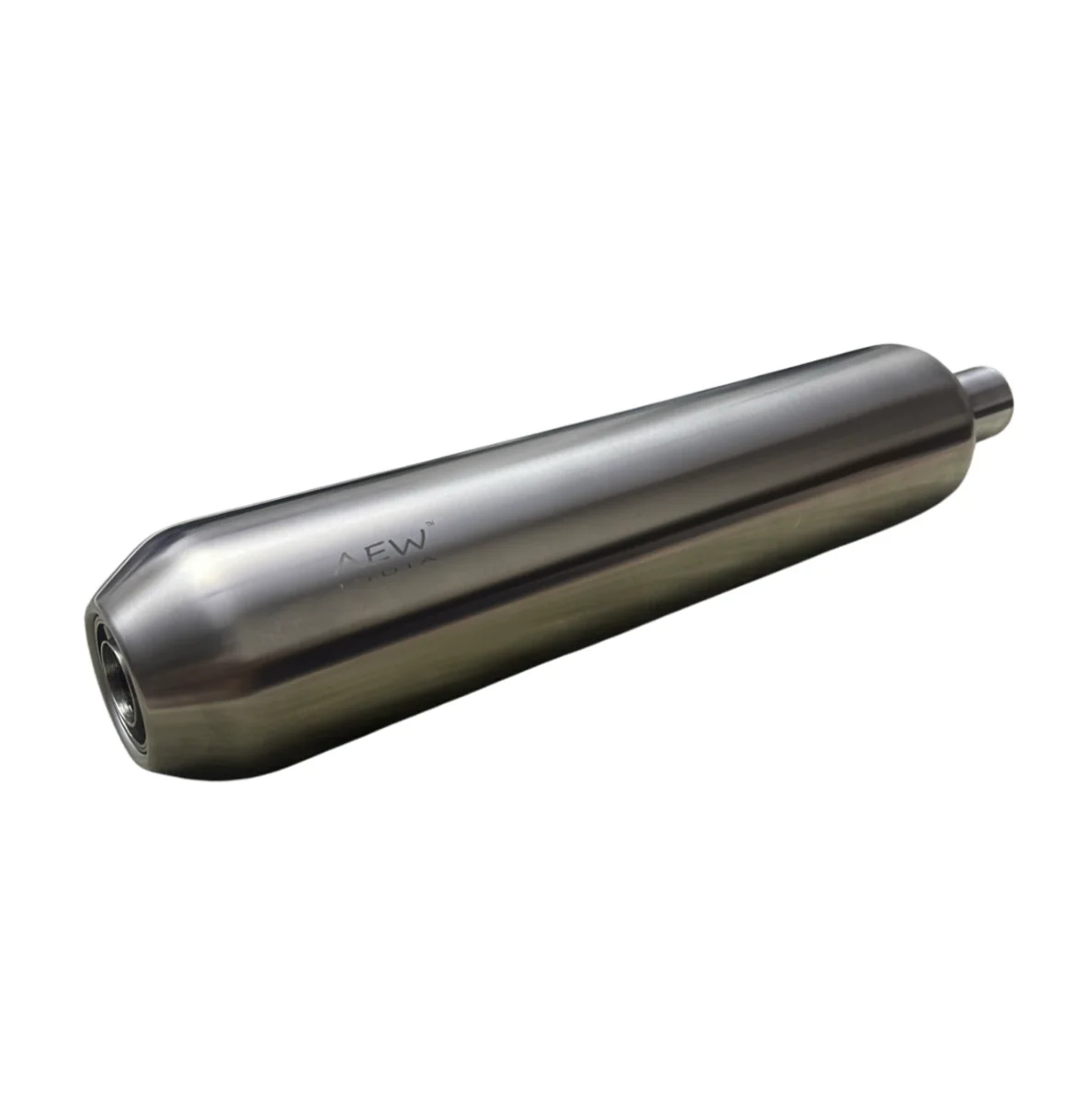 AEW Performance Exhaust for Super Meteor 650 - TE 202 SS 304 - Stainless Steel Matt Polish - Image 3