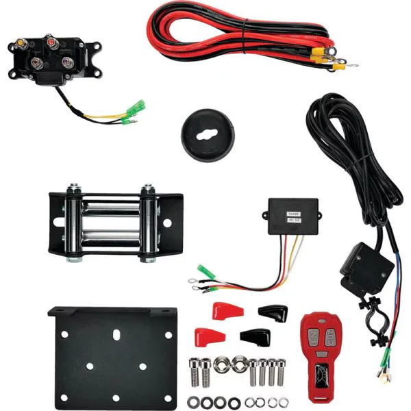 All Balls Racing 3500 lb Expedition 4 Bolt Winch w/Wire Winch (431-01023) - Image 6