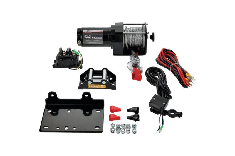 All Balls Racing 3500 lb lb Expedition 2 Bolt Winch w/Wire Rope (431-01022)