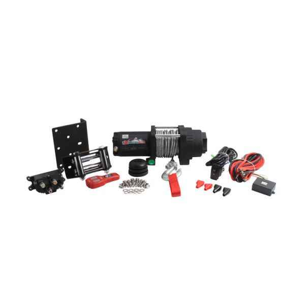 All Balls Racing 4500 LB Expedition 4 Bolt Winch w/Wire Winch (431-01025) - Image 2