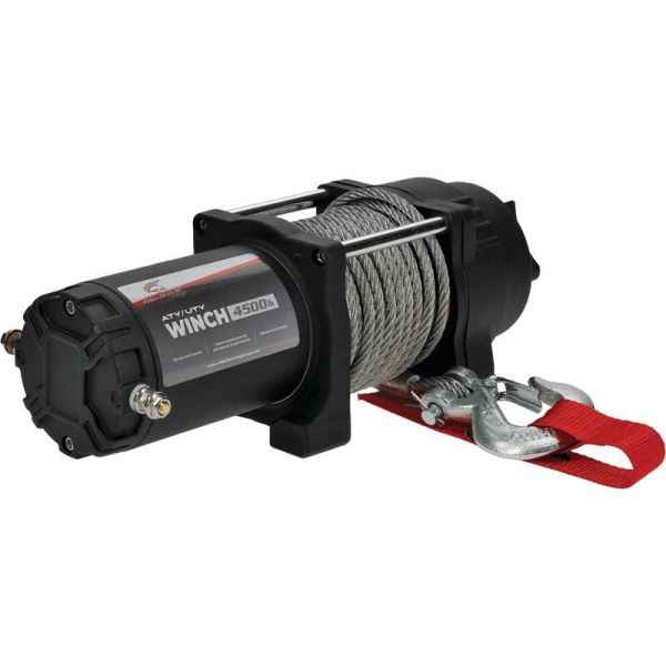 All Balls Racing 4500 LB Expedition 4 Bolt Winch w/Wire Winch (431-01025) - Image 5