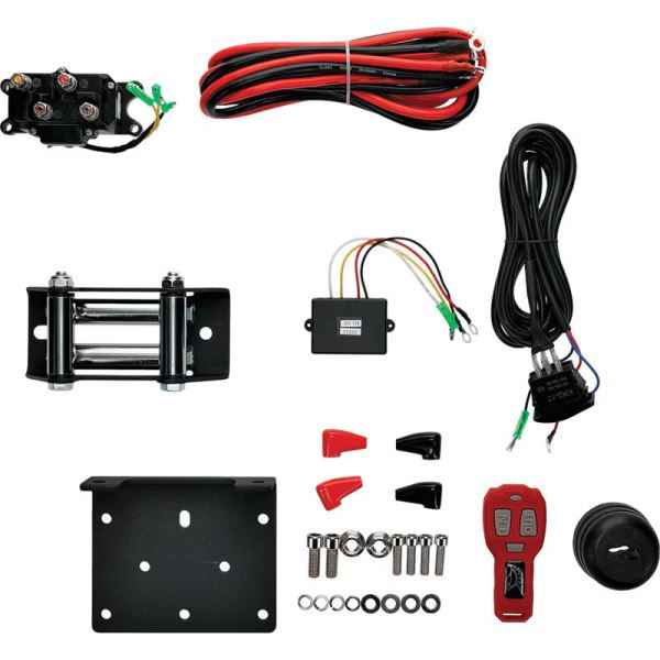 All Balls Racing 4500 LB Expedition 4 Bolt Winch w/Wire Winch (431-01025) - Image 6