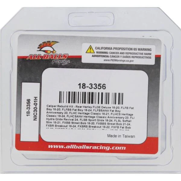 All Balls Racing Caliper Rebuild Kit Rear (18-3356) - Image 3