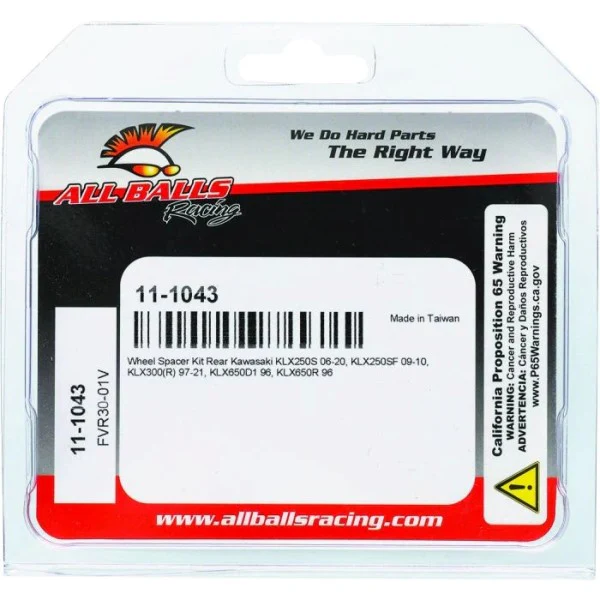 All Balls Racing Wheel Spacer Kit Rear (11-1043) - Image 4