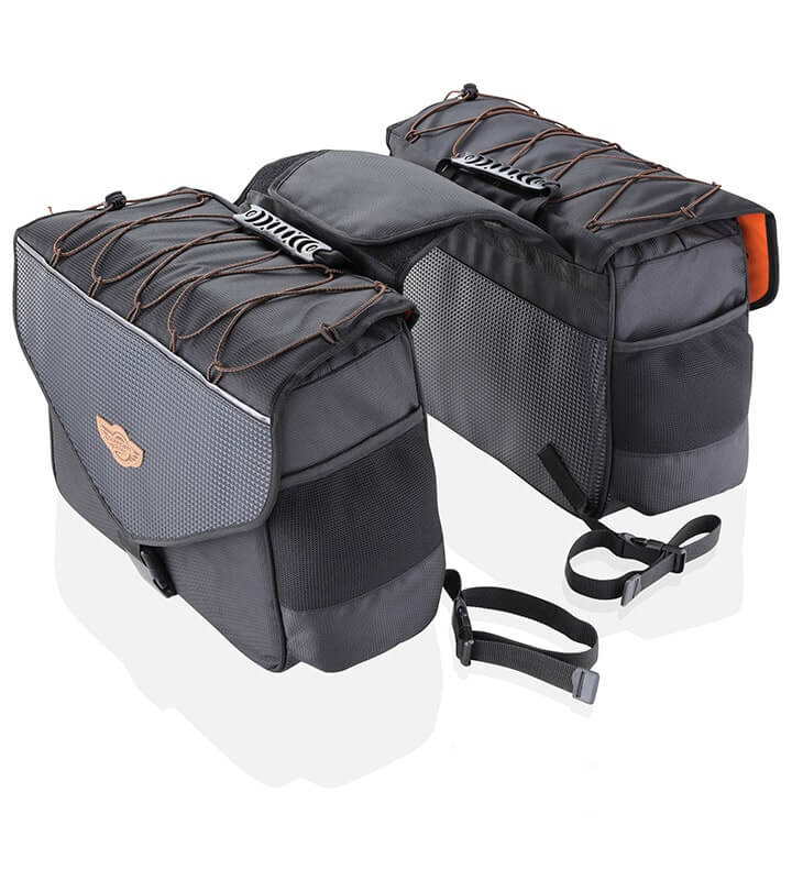Alpha Semi Hard Waterproof Cruise 60Ltrs Panniers by Guardian Gears (For Straight Exhausts) - Image 3