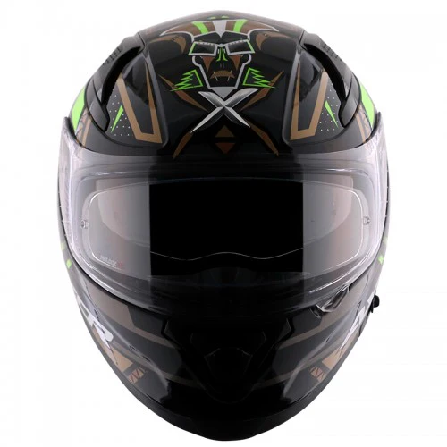 Axor Apex Tiki Helmet - Glossy Black Gold - Image 2