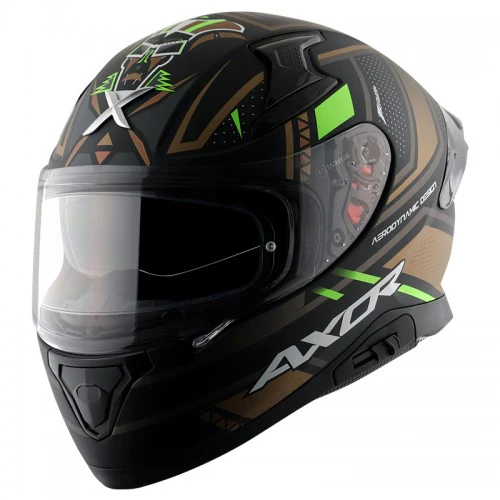 Axor Apex Tiki Helmet - Matt Black Gold