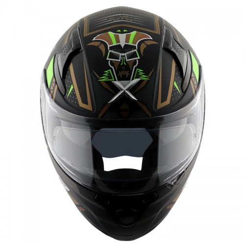 Axor Apex Tiki Helmet - Matt Black Gold - Image 6