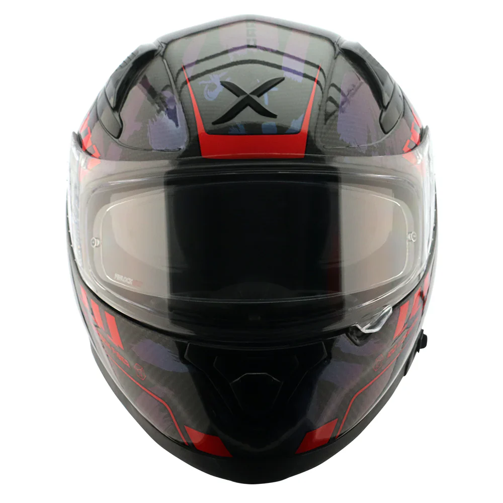 Axor Apex Carbon Small Checks Gloss Carbon Red Helmet - Image 2