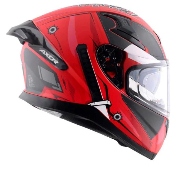 Axor Apex Marvel Deadpool Helmet - Dull Red Black - Image 2