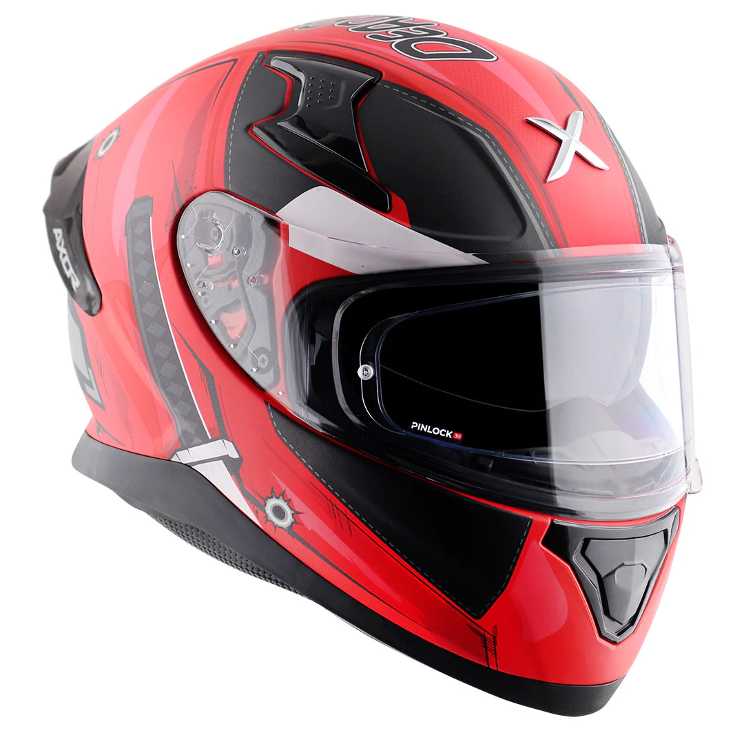 Axor Apex Marvel Deadpool Helmet - Dull Red Black - Image 8