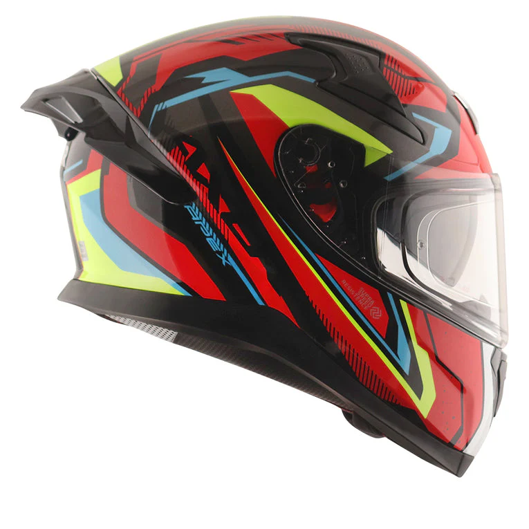 AXOR Apex Road Trip Gloss Helmet-Black Red - Image 7