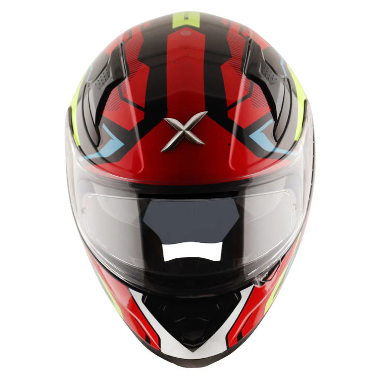 AXOR Apex Road Trip Gloss Helmet-Black Red - Image 9