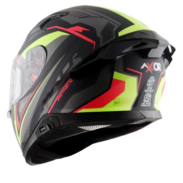 Axor Apex Road Trip Helmet-Dull Black Grey Helmet - Image 6