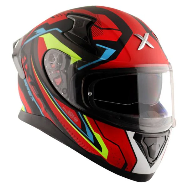 Axor Apex Road Trip Helmet-Dull Black Red - Image 3