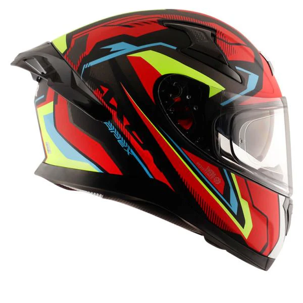 Axor Apex Road Trip Helmet-Dull Black Red - Image 4