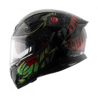 AXOR APEX SEADEVIL D/V- Glossy Black Red Helmet - Image 2