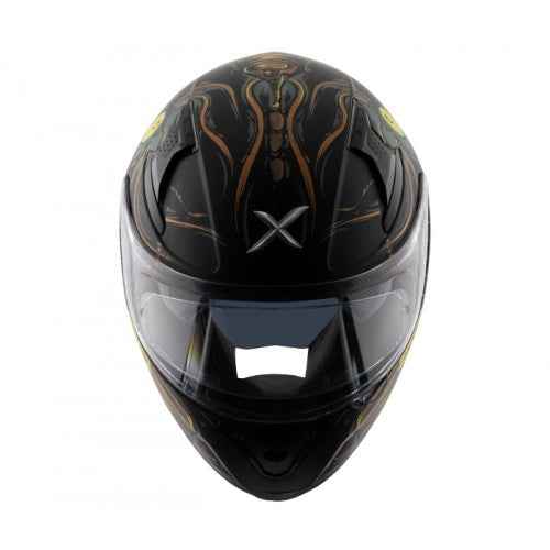 AXOR APEX SEADEVIL D/V- Matt Black Gold Helmet - Image 4