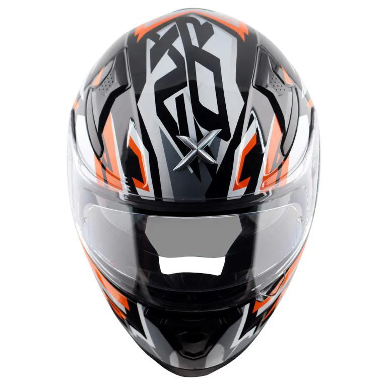 Axor Apex Streak Helmet - Black Orange - Image 3