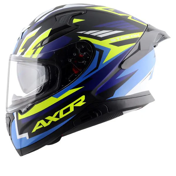 Axor Apex Streak Helmet-Dull Black Blue - Image 7
