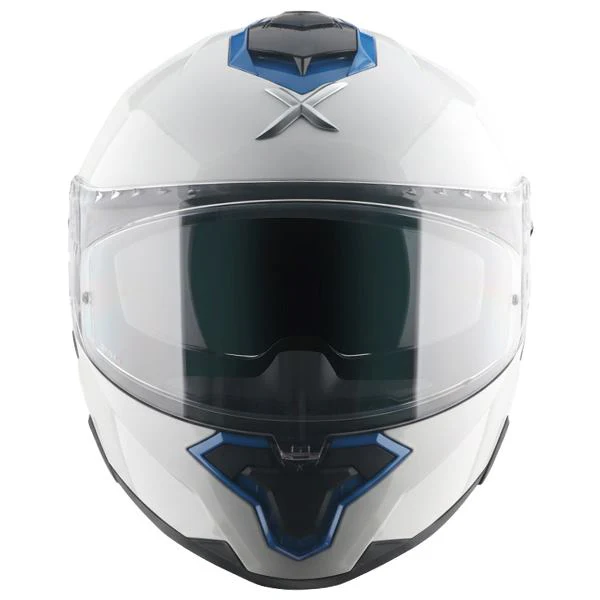 Axor Brutale Corsa Dual Spoiler Helmet-White Blue - Image 3