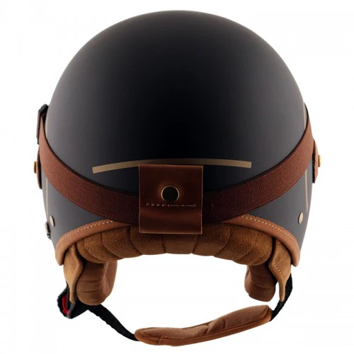 AXOR CHE Matt Black & Gold Helmet - Image 3