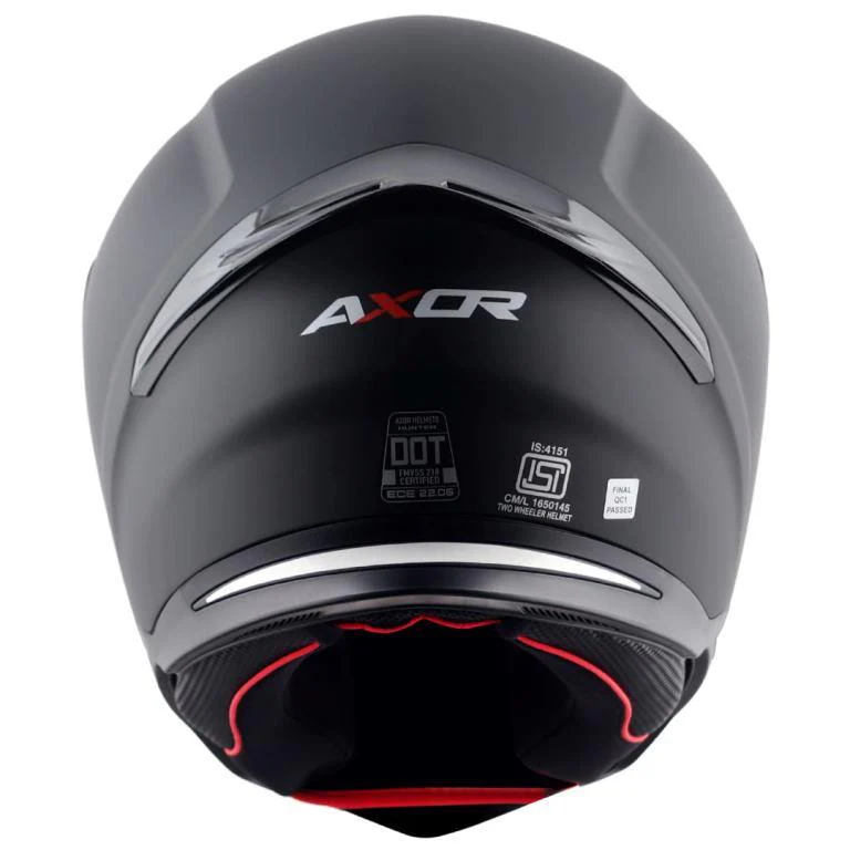 Axor Hunter Solid Colors Helmet - Dull Black - Image 3