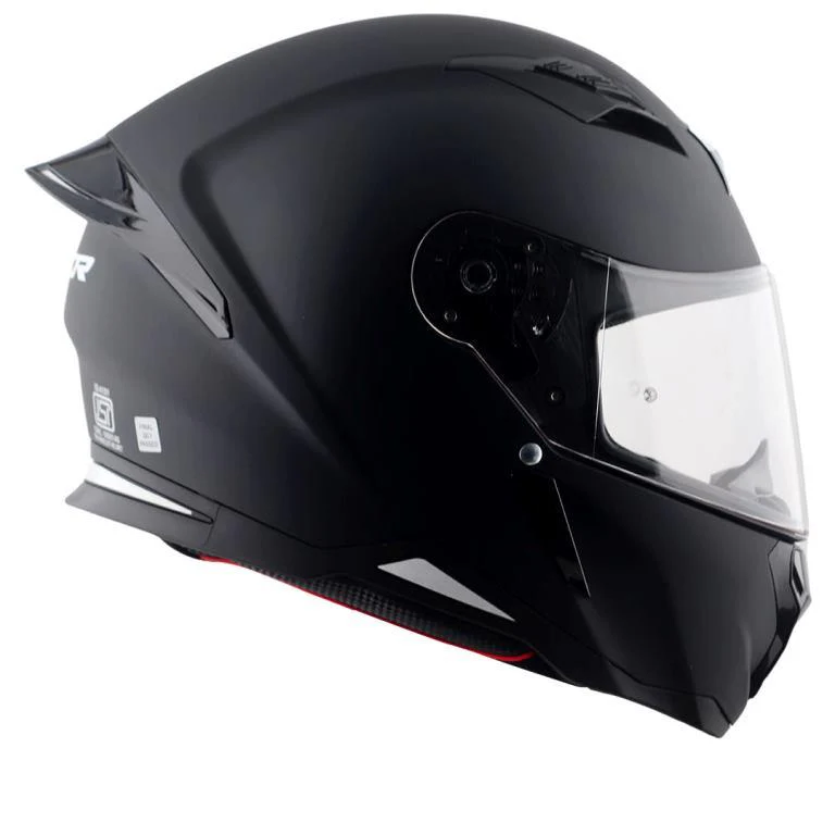 Axor Hunter Solid Colors Helmet - Dull Black - Image 4