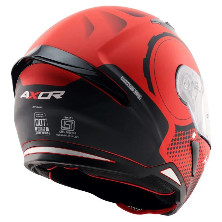 Axor Hunter Spear Helmet - Dull Red Black - Image 4