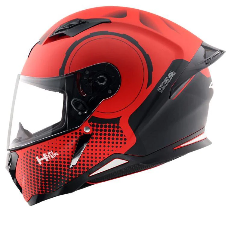 Axor Hunter Spear Helmet - Dull Red Black - Image 7