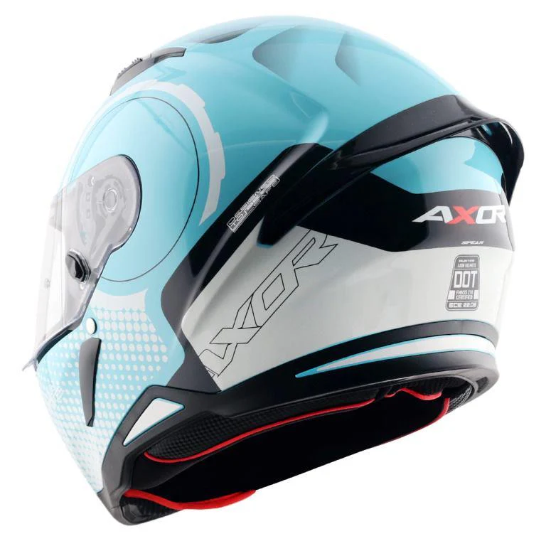 Axor Hunter Spear Helmet - Hex Blue White - Image 6
