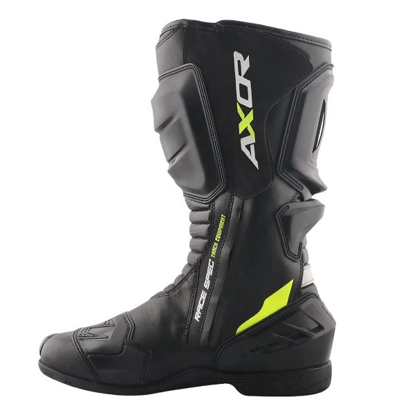 Axor-Racer Tec Riding Boots (Black Neon-Green) - Image 6