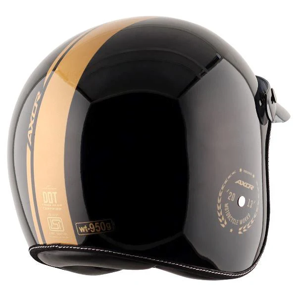 Axor Retro Jet Euro Globe Helmet - Black - Image 6
