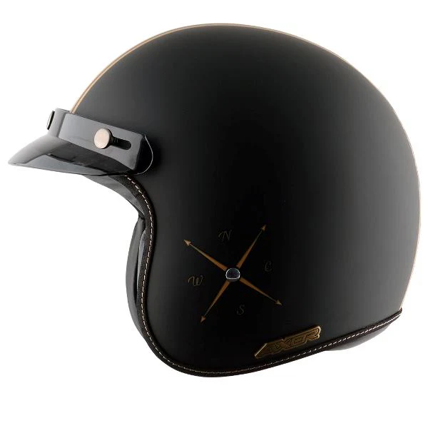 Axor Retro Jet Euro Globe Helmet - Dull Black - Image 3