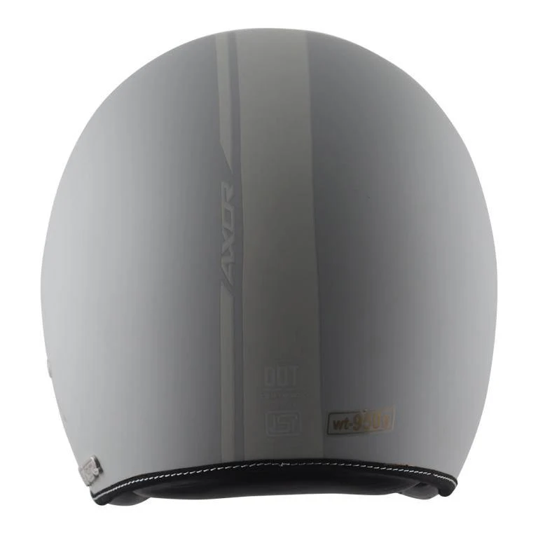 Axor Retro Jet Euro Globe Helmet - Dull Cool Grey - Image 3